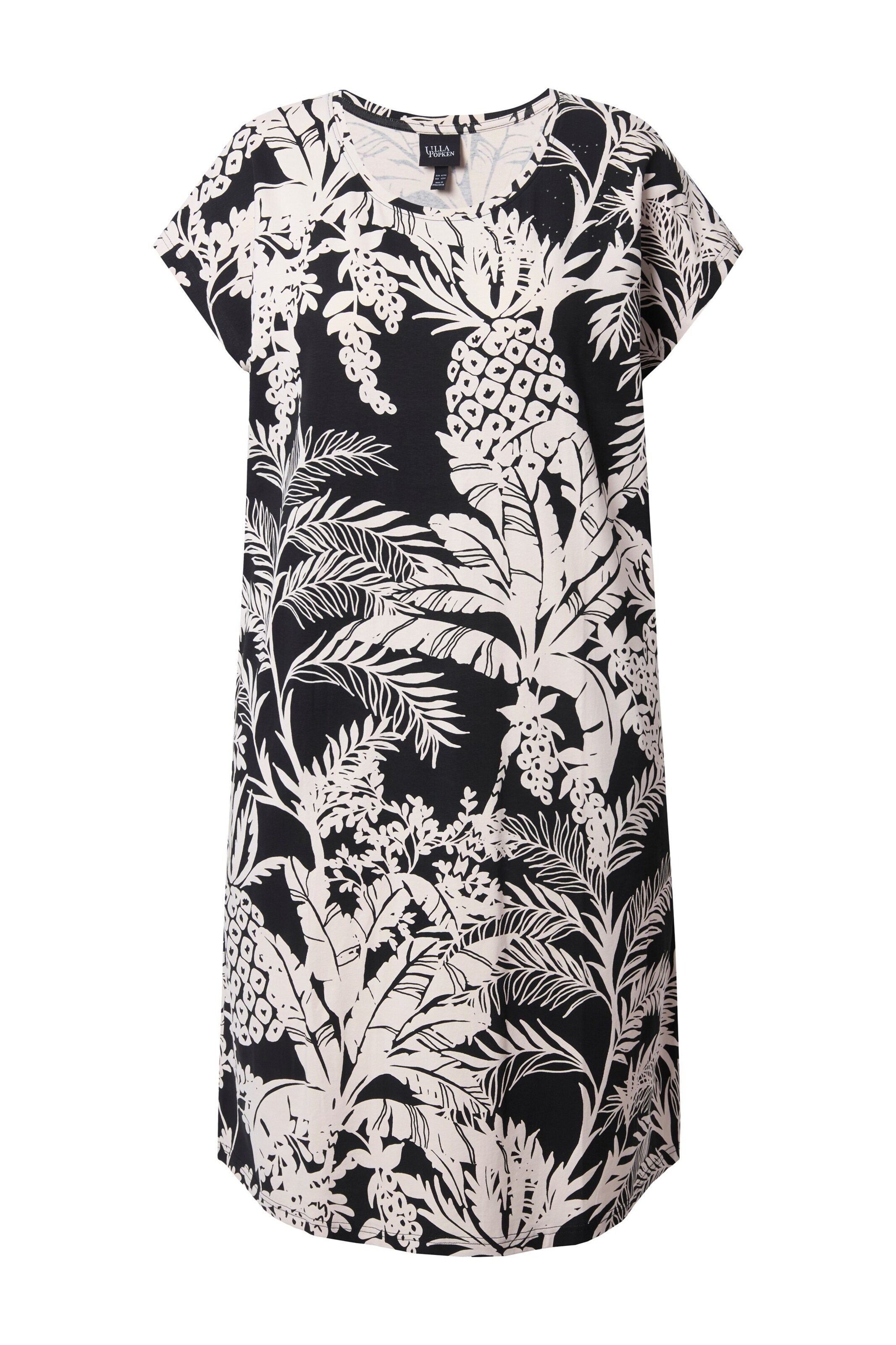 Ulla Popken Jurk in Zwart: voorkant