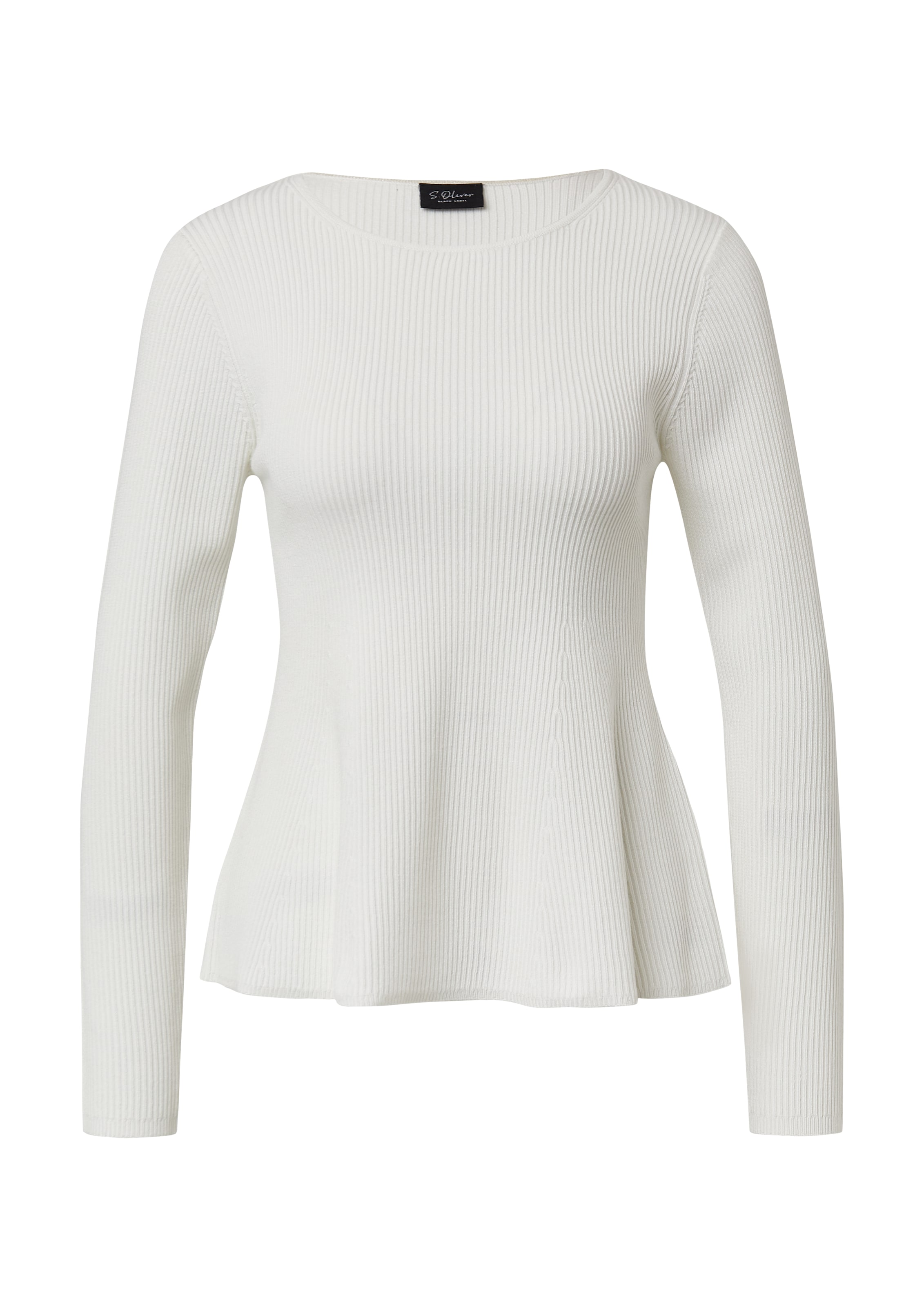 s.Oliver BLACK LABEL Sveter - Biela: predná strana