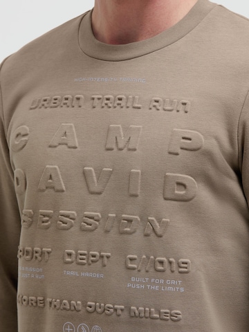 CAMP DAVID Sweatshirt in Beige
