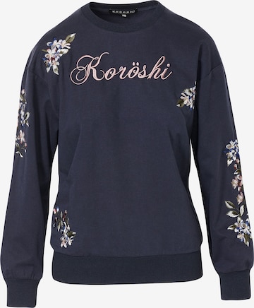 mėlyna KOROSHI Megztinis be užsegimo: priekis