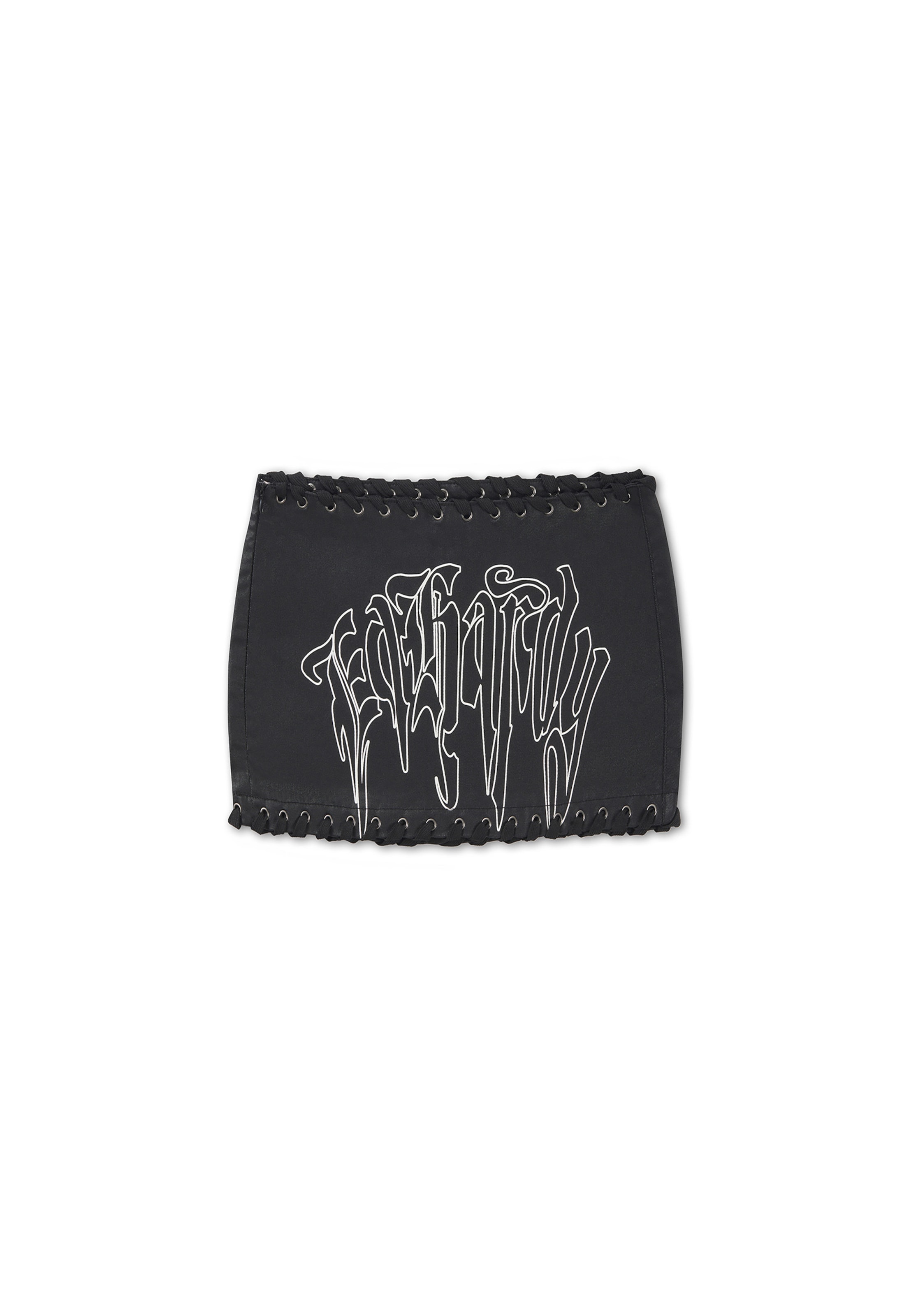 Ed Hardy Φούστα 'Gothic Drip' σε μαύρο: μπροστά