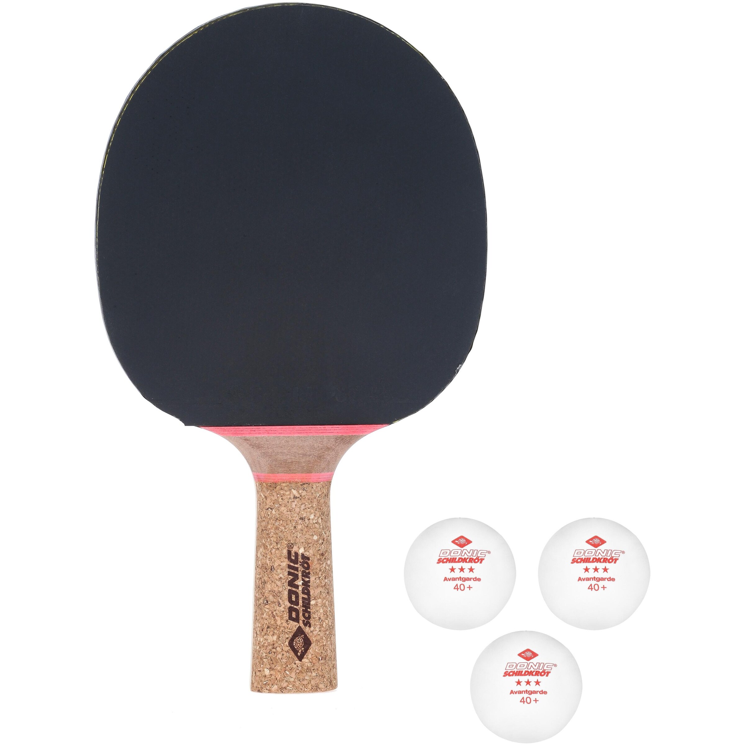 Donic-Schildkröt Racket '1er Set Persson 600' in Black: front