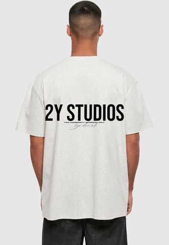 2Y Studios Shirt 'SYNDICAT' in Grey