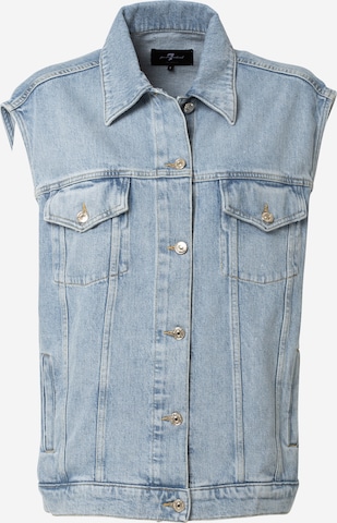 7 for all mankind Vest in Blue: front