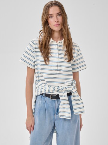 My Essential Wardrobe Top 'MWAsla' in Wit: voorkant