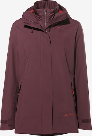 VAUDE Outdoorjas 'Neyland' in Rood: voorkant