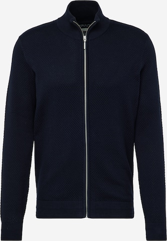 TOM TAILOR Knit cardigan in Blue: front