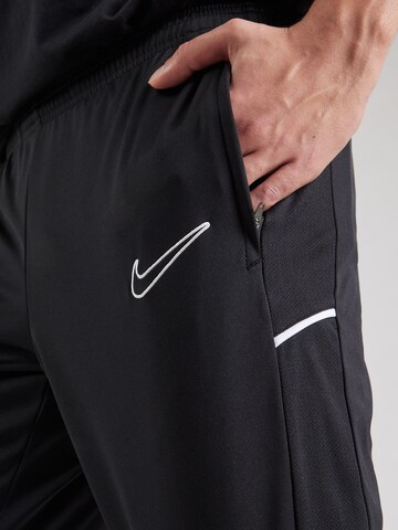 NIKE - Tapered Pantalón deportivo 'Academy 25' en negro