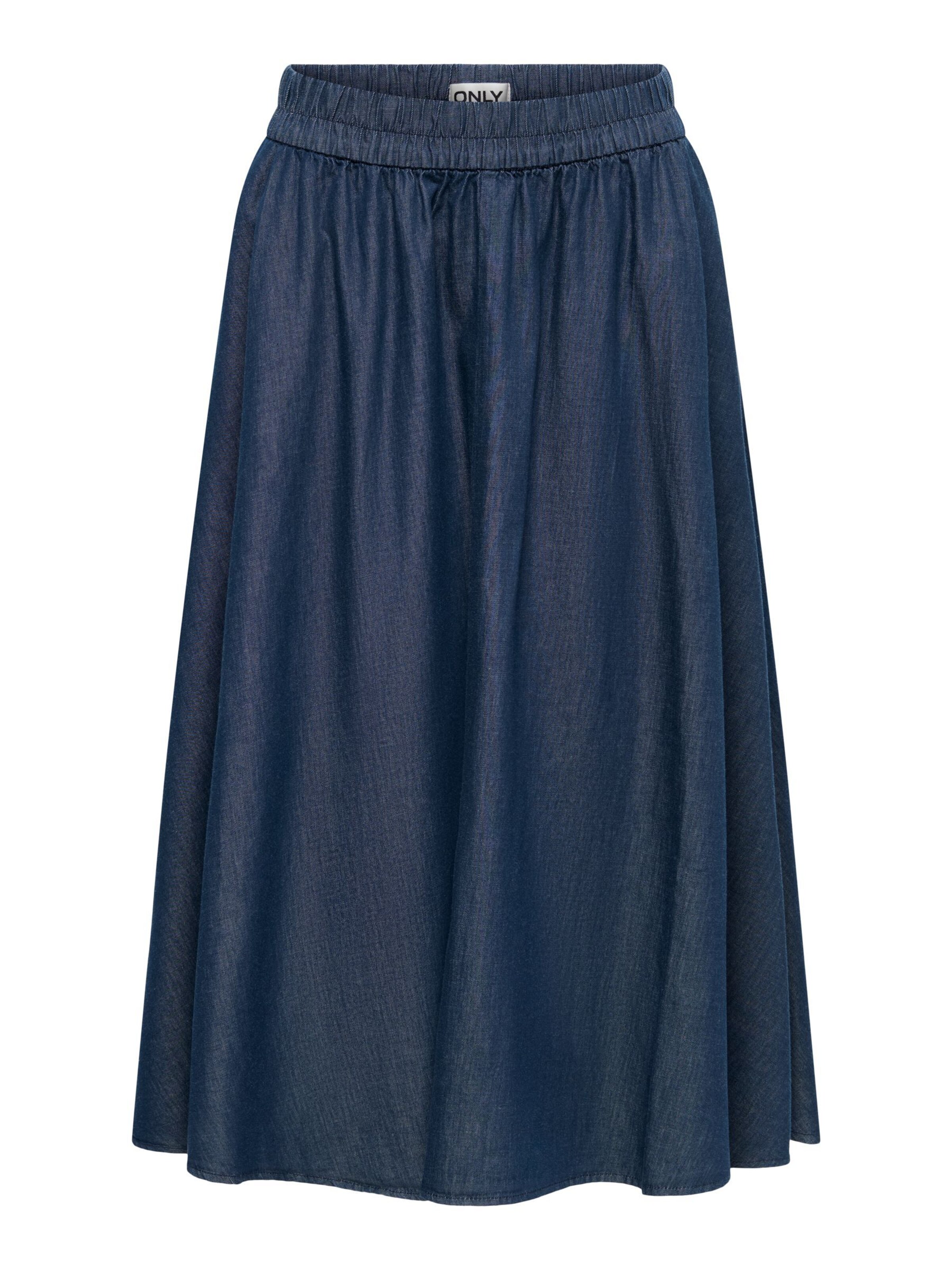ONLY Jupe 'ONLBabette' en 38 en bleu foncé, Vue avec produit
