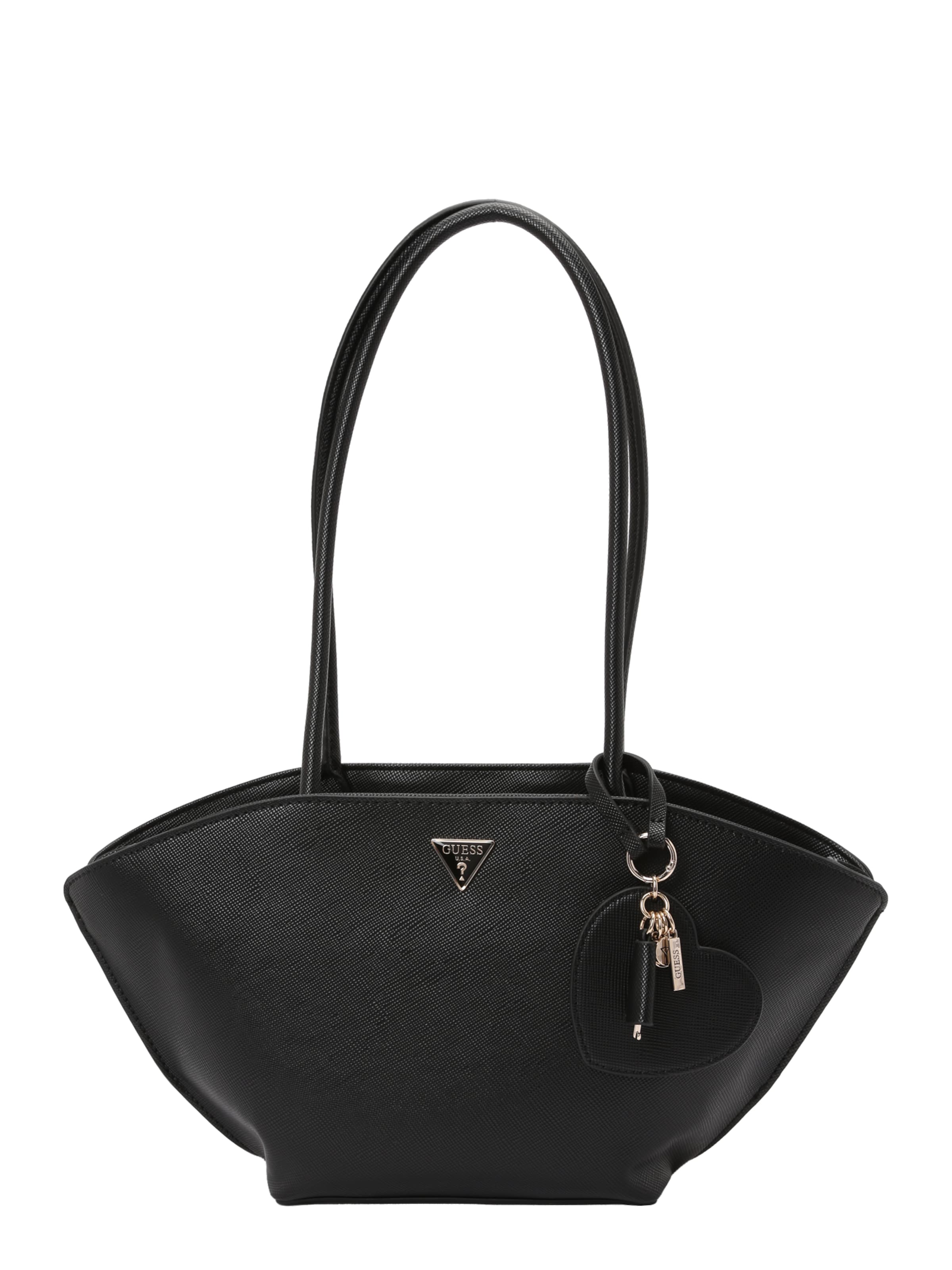 Borsa a spalla 'Bolena' di GUESS in nero: frontale