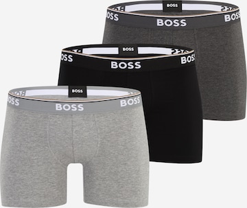 Boxer 'Power' di BOSS in grigio: frontale