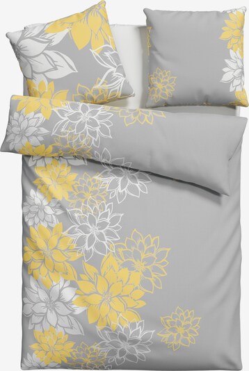 HOME AFFAIRE Bettbezug in gelb / grau / weiß, Produktansicht