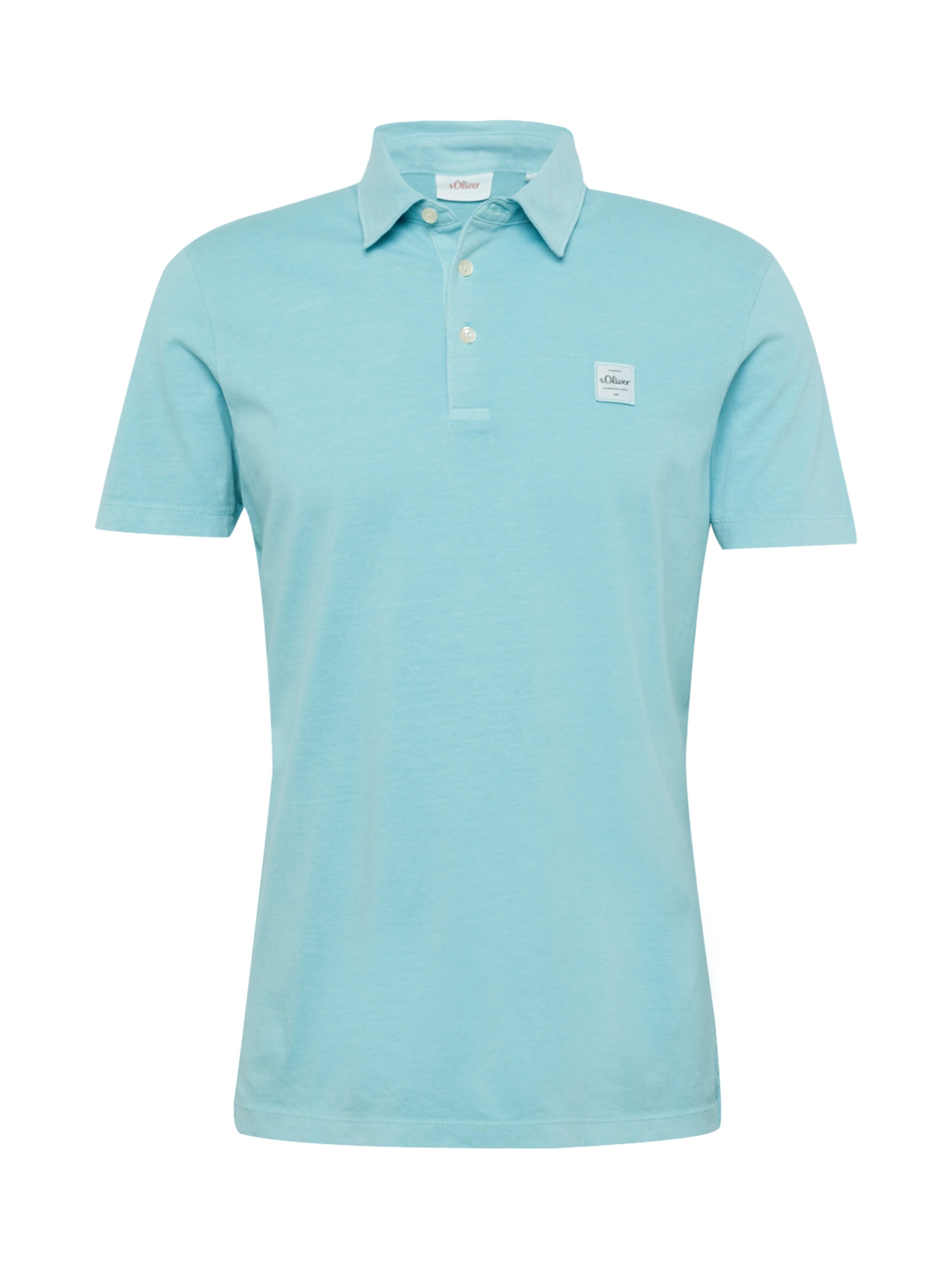 s.Oliver Poloshirt in Grün: Vorderseite