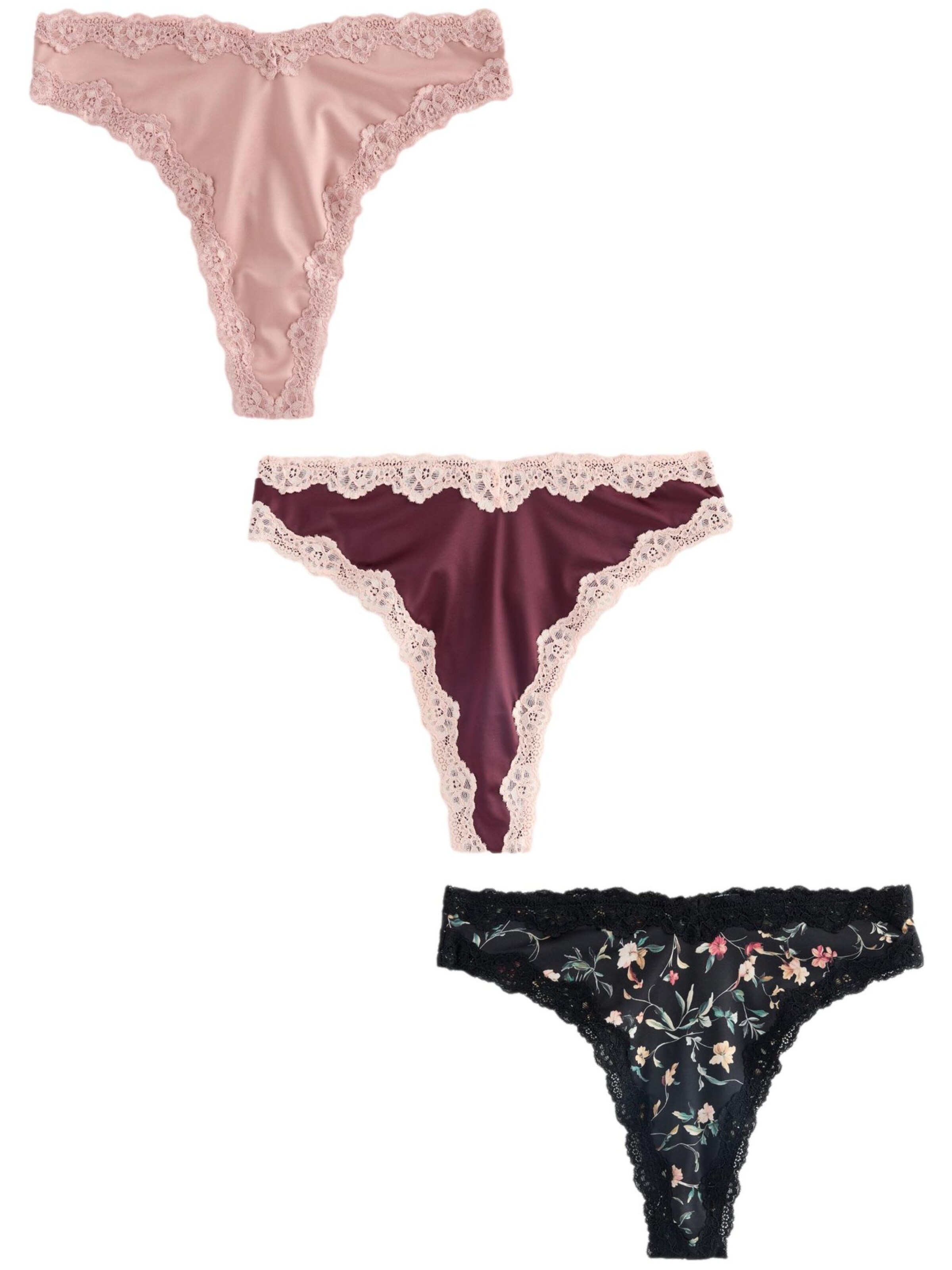 Next Στρινγκ σε ροζ: μπροστά