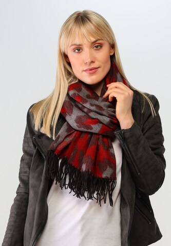 FRAAS Scarf in Red: front