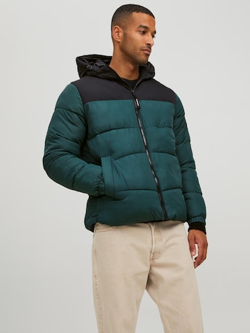 JACK & JONES Winterjas 'Chili' in Groen: voorkant