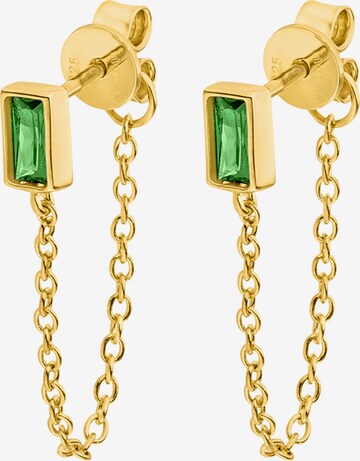 Nana Kay Earrings 'Modern Aztec' in Gold: front