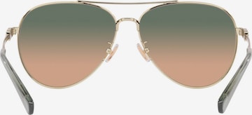 Lunettes de soleil COACH en or