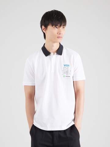 HUGO - Camisa 'DERESOM-RB24' em branco: frente