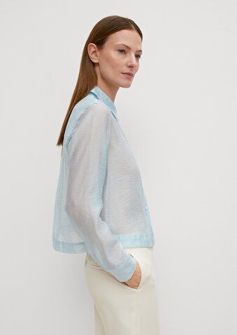 COMMA Blouse in Blauw: voorkant