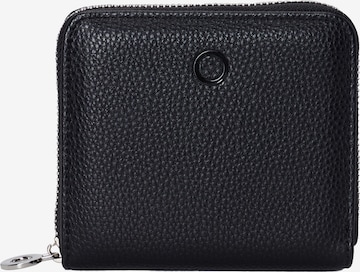 O bag Wallet in Black: front