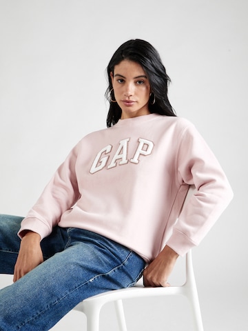 GAP - Sweatshirt 'HERITAGE' em rosa: frente