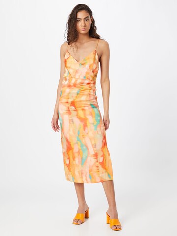 RECC Dress 'CLEM' in Orange: front