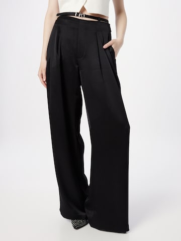 Wide leg Pantaloni cutați de la Miss Sixty pe negru: față