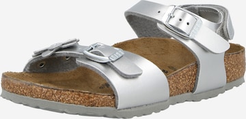 BIRKENSTOCK Sandaalit 'Rio' värissä hopea: etupuoli