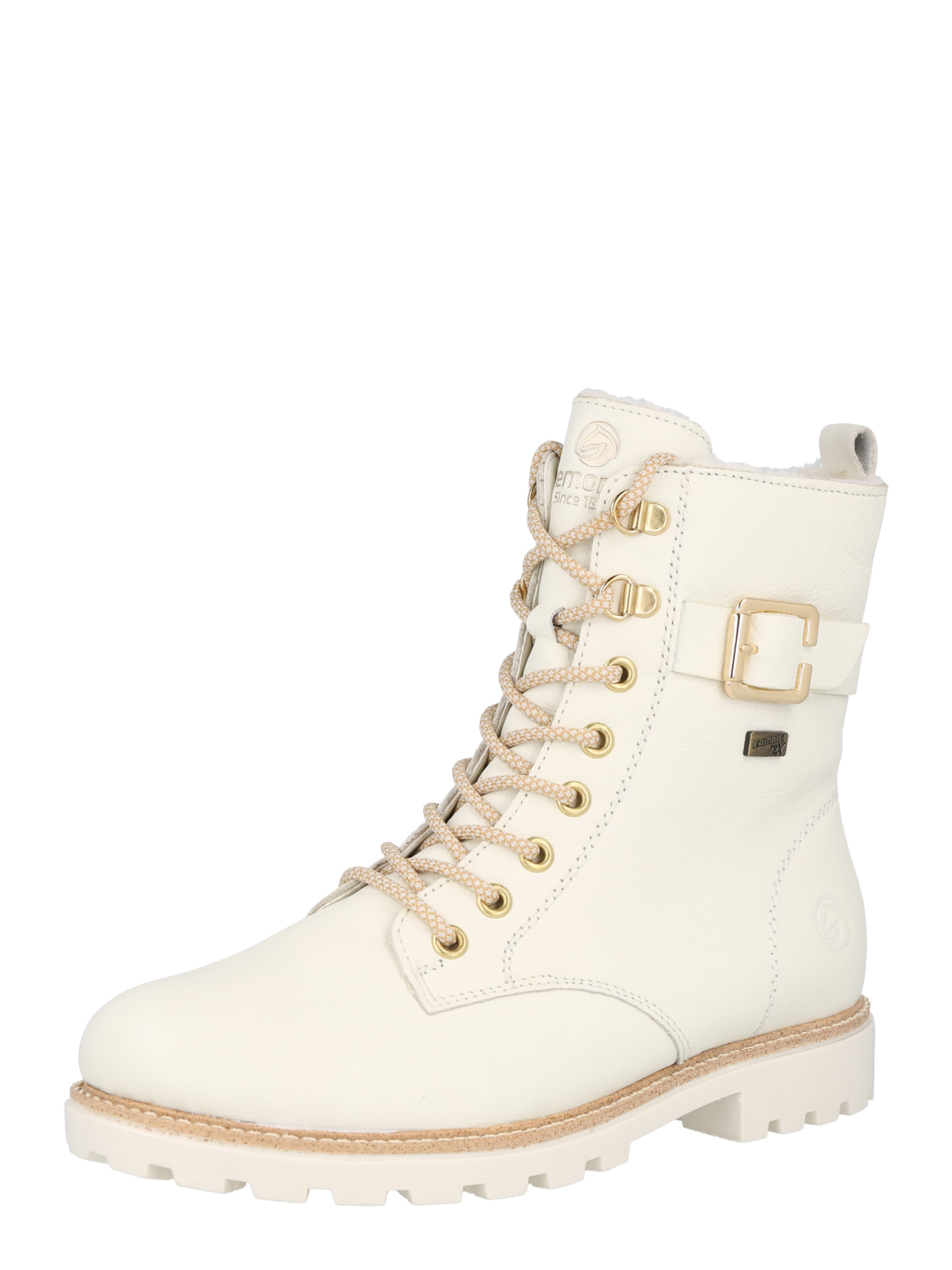 Bottines à lacets REMONTE en blanc : devant
