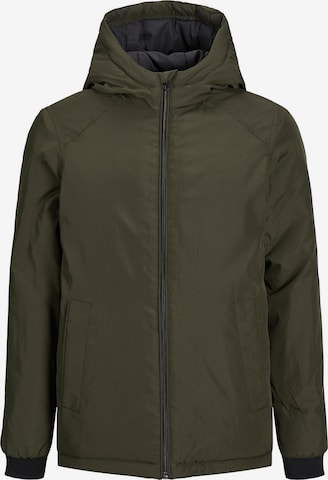 Jack & Jones Junior Between-Season Jacket 'Lock' in Green: front