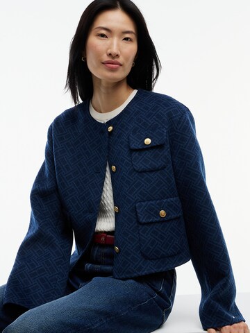 TOMMY HILFIGER Tussenjas in Blauw