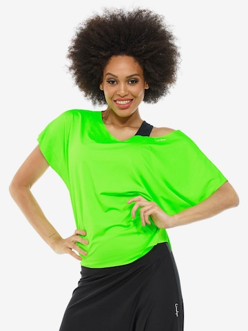 Winshape Λειτουργικό μπλουζάκι 'DT101' σε πράσινο: μπροστά