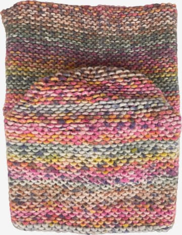 Kumixi Beanie 'Mütze & Schal Set' in Pink: front