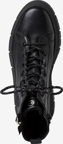 TAMARIS Lace-Up Ankle Boots in Black