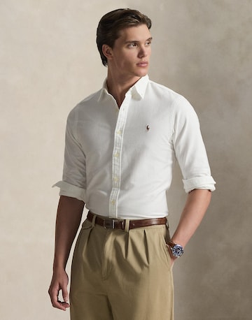 Regular fit Camicia di Polo Ralph Lauren in bianco: frontale