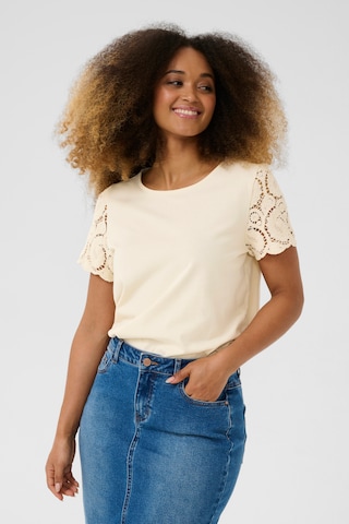 Cream T-Shirt 'CRKali' in Beige: Vorderseite