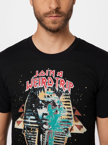 Tricou 'WEIRD TRIP' de la EINSTEIN & NEWTON pe negru