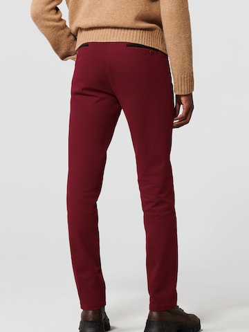 Regular Pantalon chino MEYER en rouge