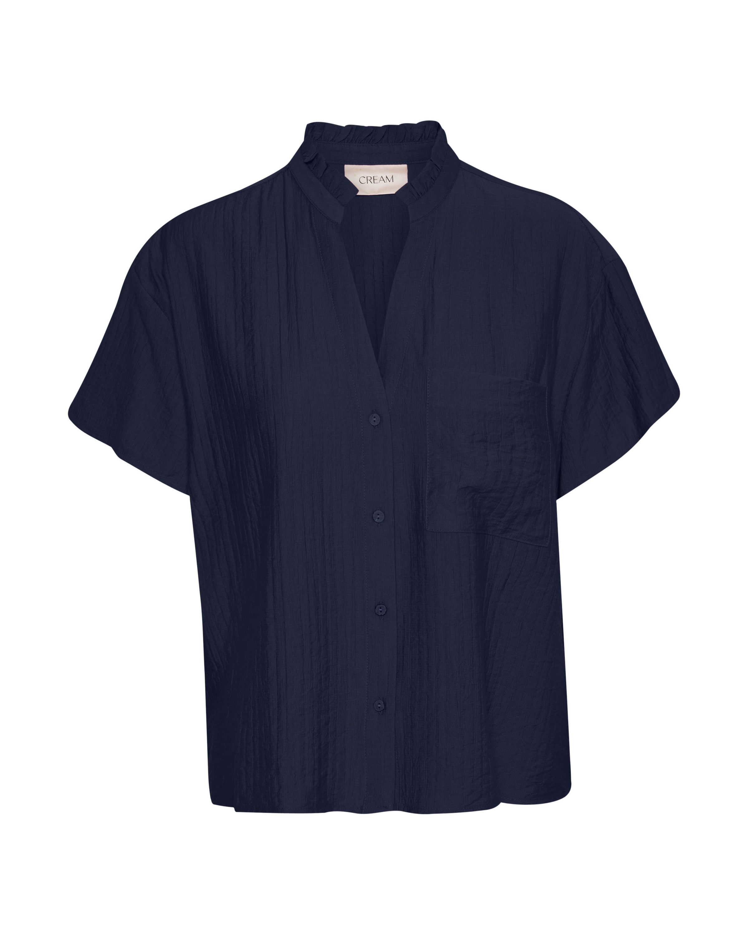 Cream Bluse 'Lori' in Blau: Vorderseite