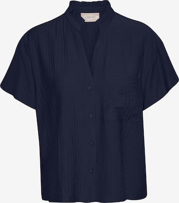 Chemisier 'Lori' Cream en bleu : devant