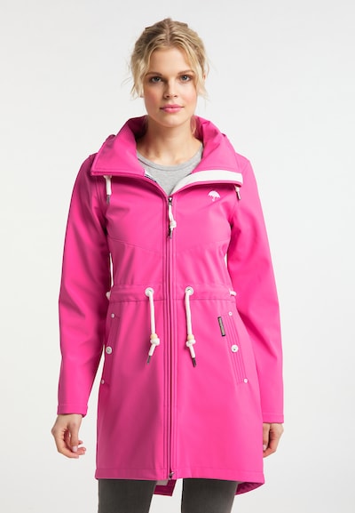 Schmuddelwedda Raincoat in Pink, View model