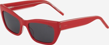 Lunettes de soleil HUGO en rouge : devant