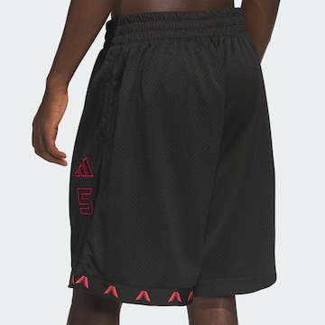ADIDAS PERFORMANCE Baggy Sportbroek 'Anthony Edwards Foundation' in Zwart