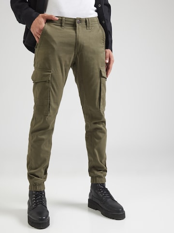Coupe slim Pantalon cargo 'JJIPaul JJFlake' JACK & JONES en vert