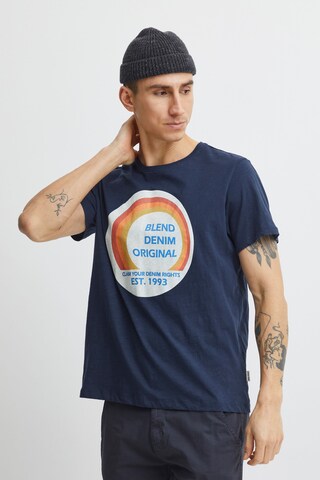 BLEND T-Shirt BHTee in Blau: predná strana