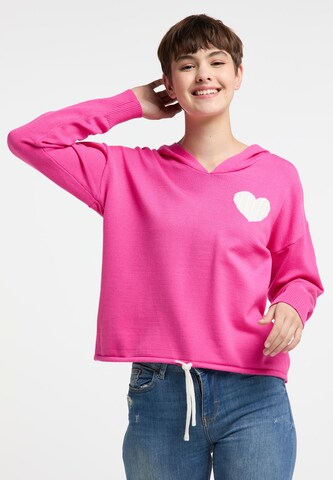 MYMO Pullover 'Nolie' in Pink: Vorderseite