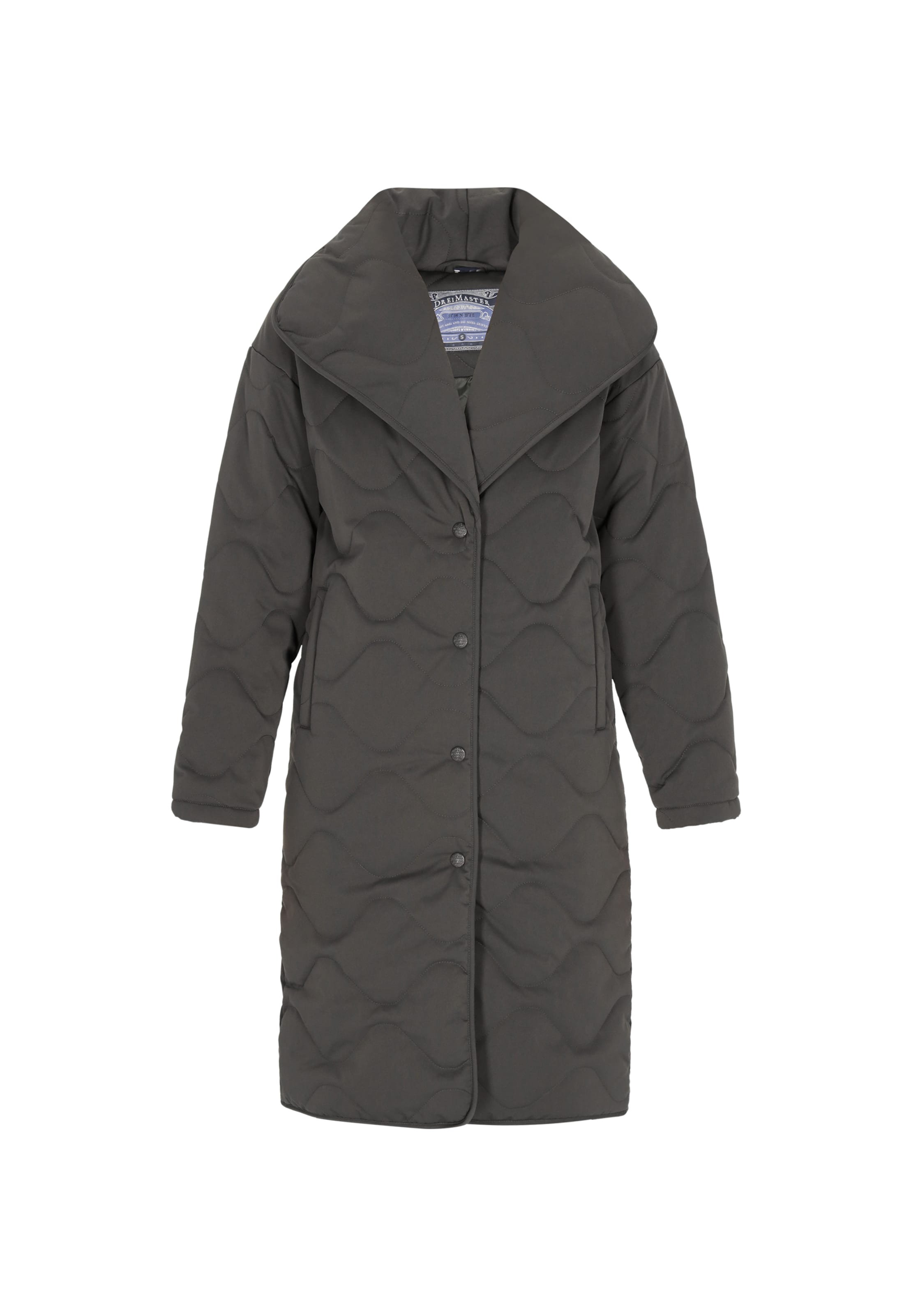 DreiMaster Vintage - Sobretudo de inverno em verde: frente