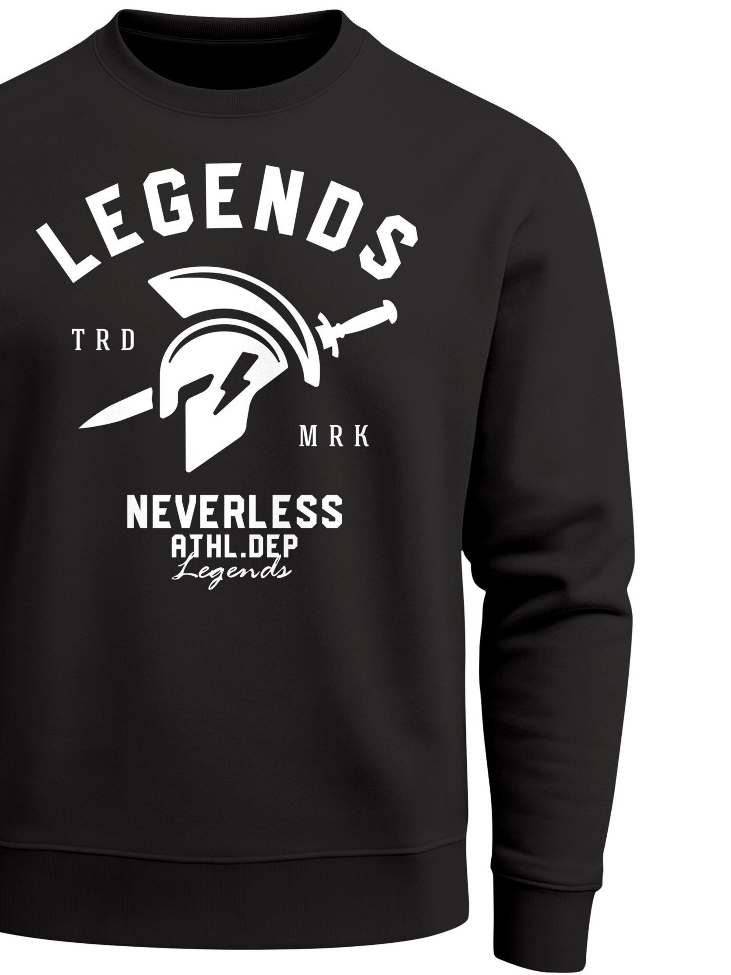 Neverless Sweatshirt 'Legends' in Black