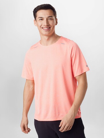 NIKE Performance Shirt 'Rise 365 Run Division' in Orange: front